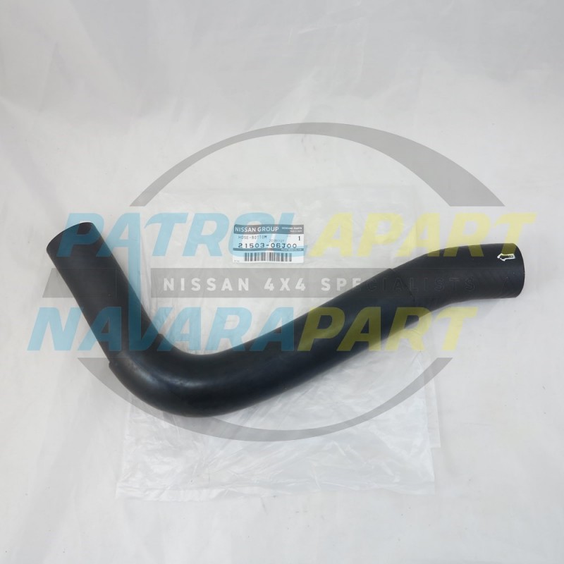 Genuine Nissan Patrol GQ TD42 Lower Bottom Radiator Coolant Hose