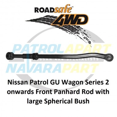 Heavy Duty Adjustable Front Panhard Rod suits Nissan Patrol GU GU2+