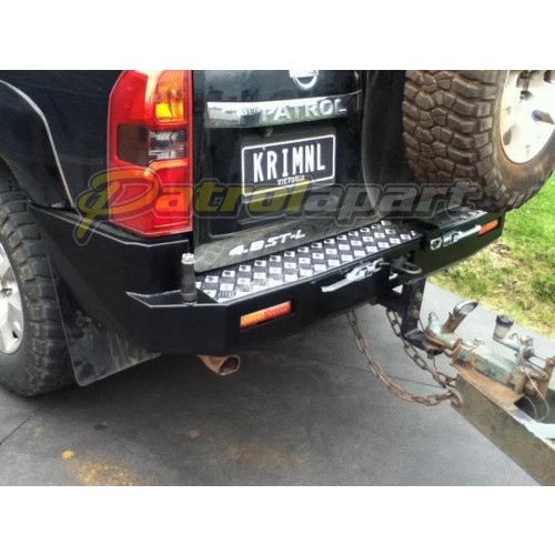 Nissan Patrol GU Y61 Raslarr Basic Rear Bar with Stubs ONLY