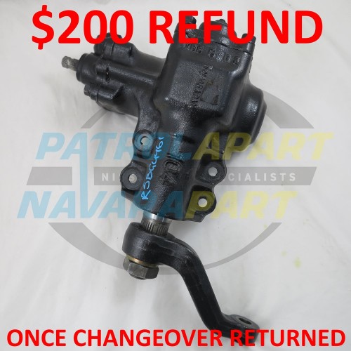 Nissan Patrol GU Y61 104 Reconditioned Steering box C/O