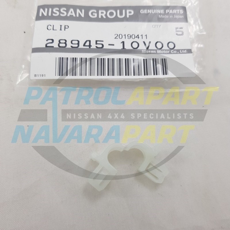 Genuine Nissan Patrol GQ Y60 & GU Y61 Washer Bonnet Hose Clip