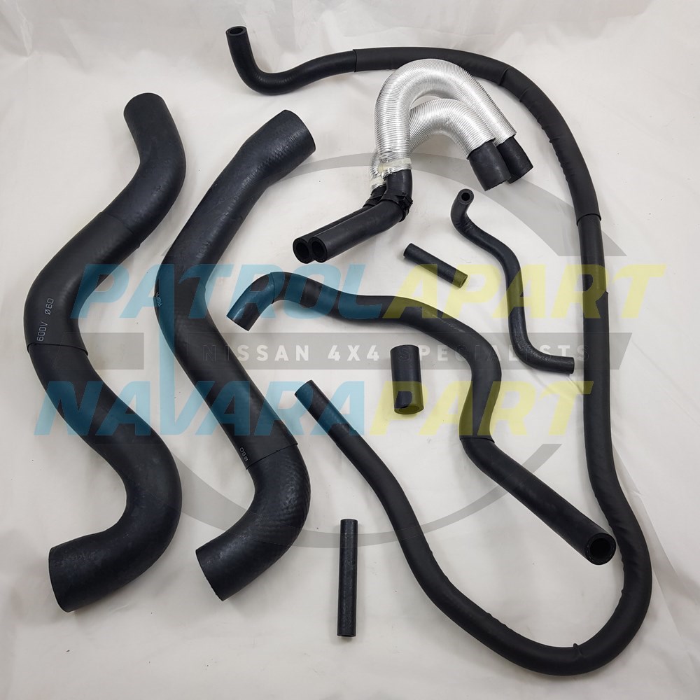 Heater & Radiator Cooling Hose kit for Nissan Patrol GU Y61 with ZD30 DI