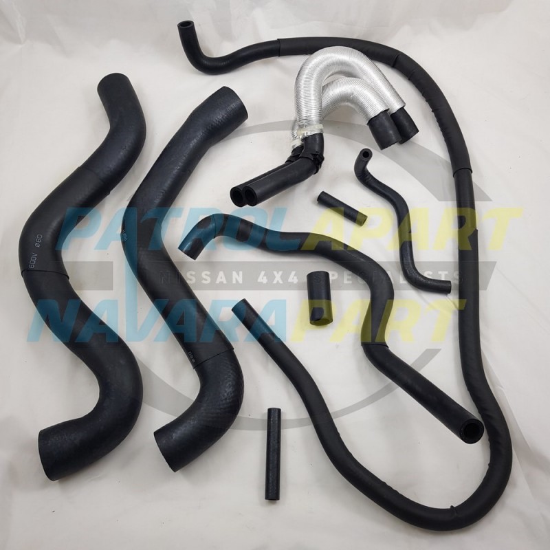Heater & Radiator Cooling Hose kit for Nissan Patrol GU Y61 with ZD30 DI