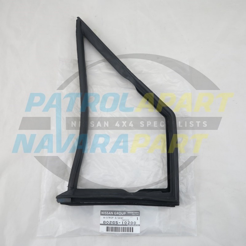 Genuine Nissan Patrol GQ Y60 LHF Window Rubber Seal suit 1/4 Vent Window