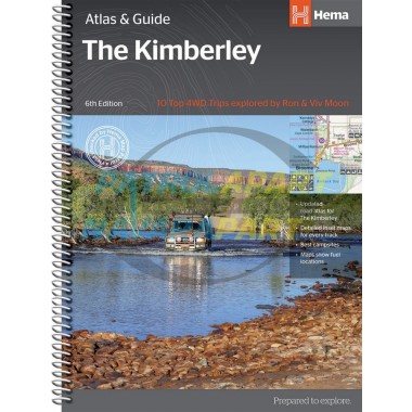 Hema Kimberley Atlas and Guide Spiral Book NEW 6th Edition