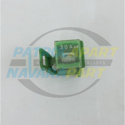 Nissan Patrol GQ 30Amp Push in Green Fuse S/H Patrolapart