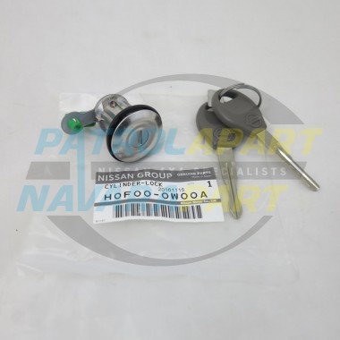Genuine Nissan Patrol GU Y61 Drivers Door Lock Barrel with 2 Keys