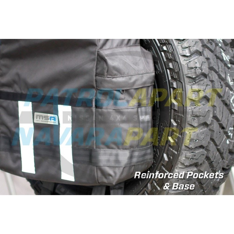 MSA 4x4 Removable Rear Wheel Bag for Recovery Gear *New Model*