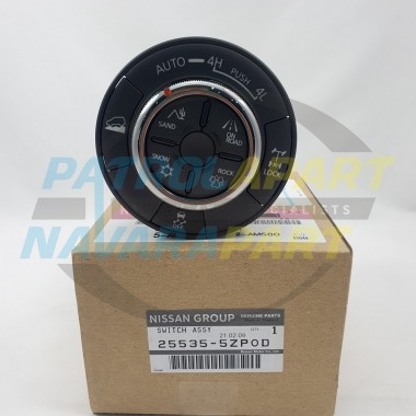 Genuine Nissan Patrol Y62 4wd Mode Selector Switch Controller for transfer case