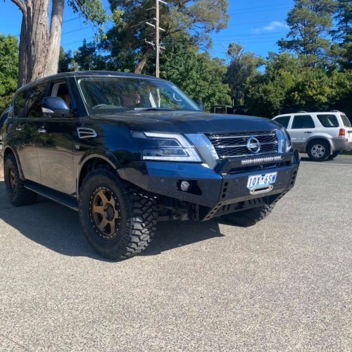 Raslarr Bullbar with Recovery Points for Nissan Patrol Y62 Series 5 Models