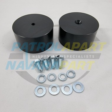 Front Bump Stop Spacer Extension PAIR Alloy 50mm for Nissan Patrol GQ Y60 GU Y61