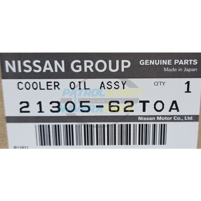 Genuine Nissan Patrol GQ GU TD42 TD42T Oil Cooler Filter Housing Assembly