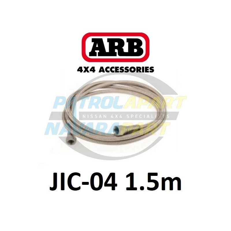 ARB Stainless Braided Air Hose 1.5m 1/4