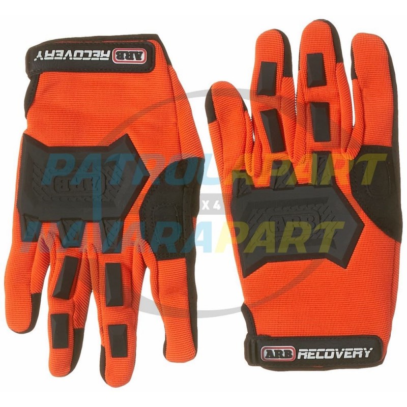 ARB Hi-Vis Recovery Gloves for Winching 4wding offroad safety 1 PAIR