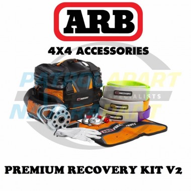 ARB Premium Recovery Kit with Bag, Snatch, Tree Truck, Winch Ext, Block, Damper, Shackles & Gloves