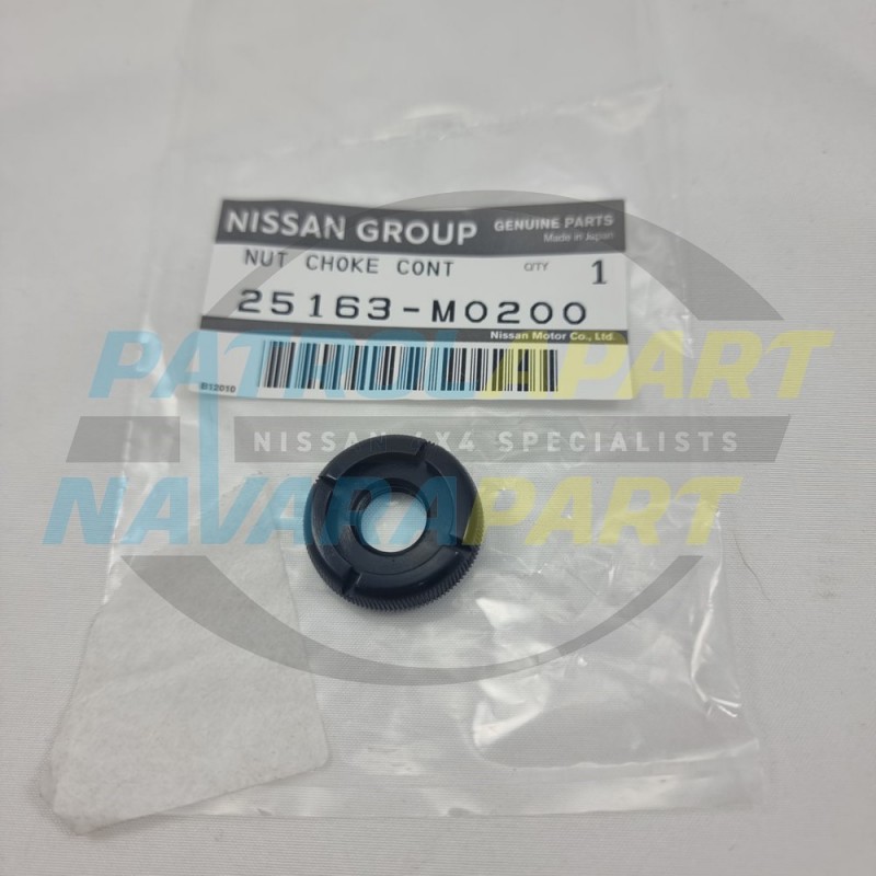Genuine Nissan GQ GU Patrol Hand Throttle Idle Control Knob Nut