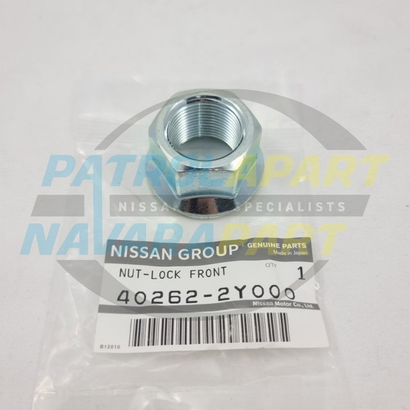 Genuine Nissan Patrol Y62 Front Wheel Bearing Hub Lock Nut