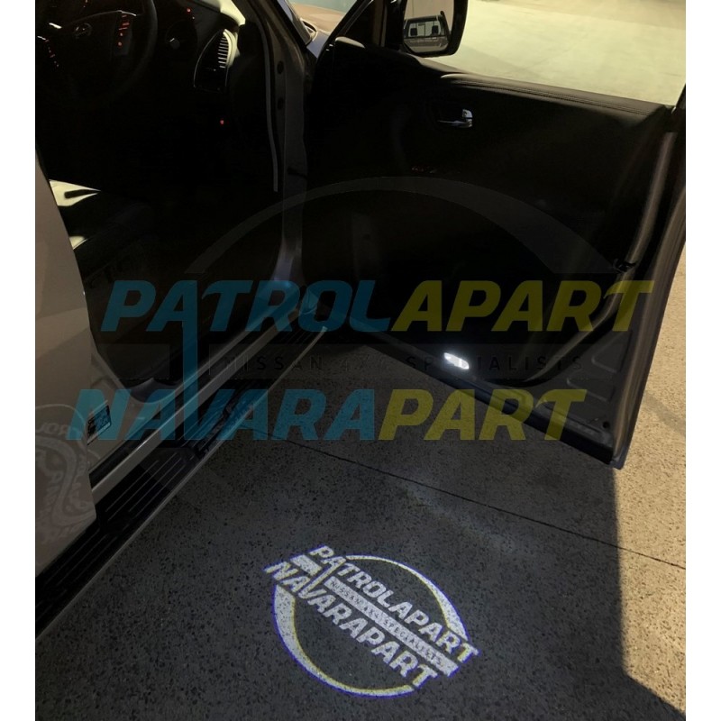 Door Light Illumination Patrolapart Emblem PAIR for Nissan Patrol Y62