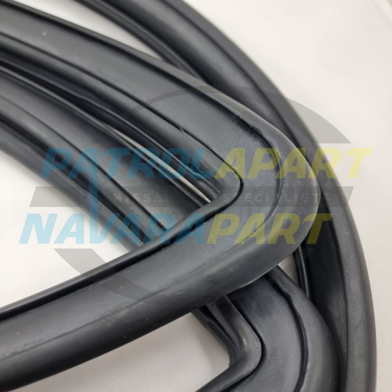 Windscreen Rubber Seal Suits Nissan Patrol GQ Y60 TI Models with Chrome Inserts