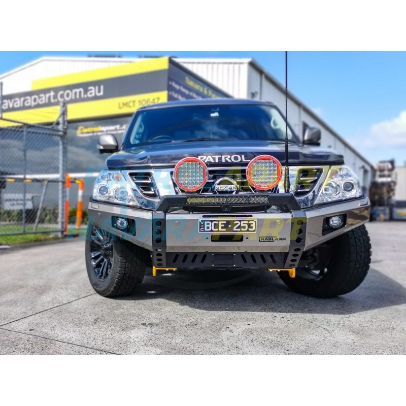 Raslarr Bullbar with Recovery Points for Nissan Patrol Y62 Series 4 Ti-L Model