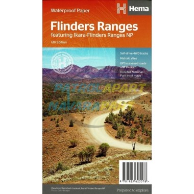 Flinders Ranges South Australia Hema Map