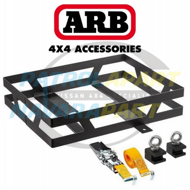 ARB Baserack Dual Jerry Can Mount for Roof Rack - Horizontal Position