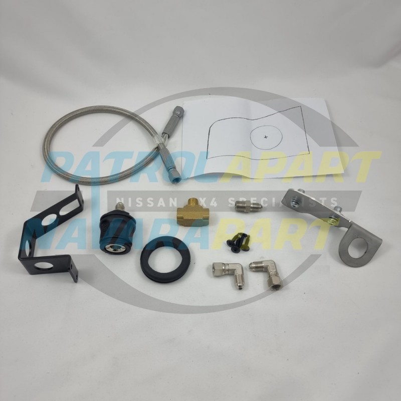 Air Outlet kit For Nissan Patrol Y62 Suits Rear 1/4 panel with ARB Compressor