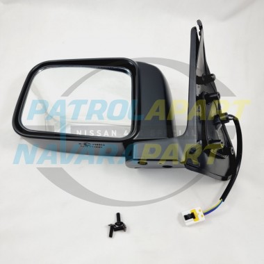 Left Hand Electric Black Mirror for Nissan Patrol GU Y61 Series 1-3
