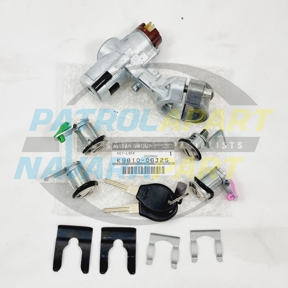 Genuine Nissan Patrol GQ Wagon Door Locks, Ignition Barrel & Key Set