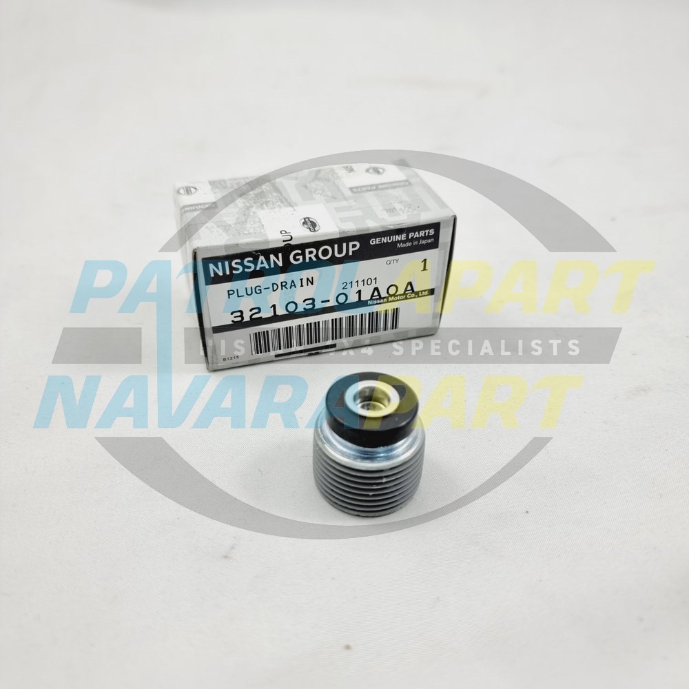 Genuine Nissan Patrol GQ Y60 & GU Y61 Front & Rear Differential Magnetic Drain Plugs - 2 Pack