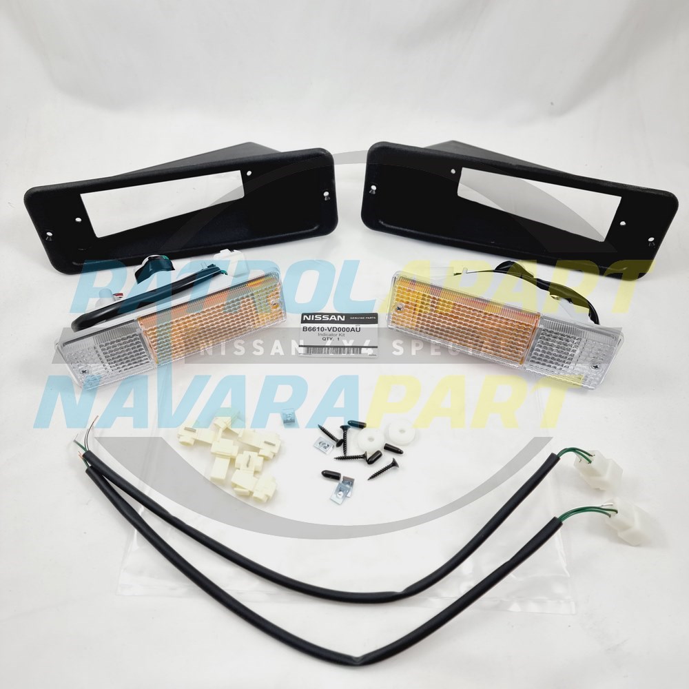 Genuine Nissan Patrol GU Y61 Steel Indicator Complete Light Kit