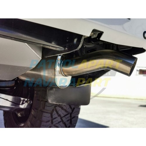 TWIN 3" INTO SINGLE 3" CAT BACK TORQIT Exhaust FOR Y62 PATROL SERIES 1