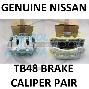 Genuine Nissan Patrol TB48 4.8 Brake Caliper PAIR BRAND NEW