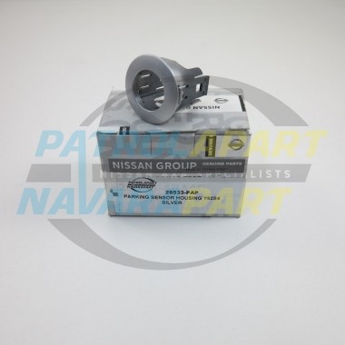 Genuine Nissan Patrol Y62 S4 Parking Sensor Housing Silver