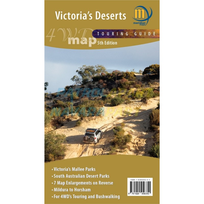 Victoria's Deserts 5th ED 2020 Meridian 4WD Map