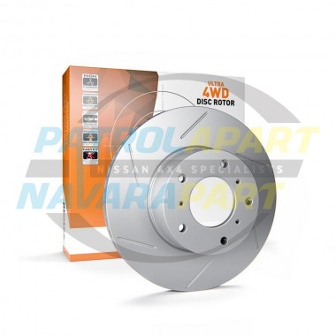 Protex Ultra Brake Disc Rotor GU LHR Premium Slotted