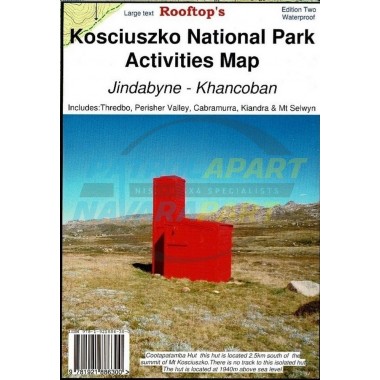 Map Kosciuszko National Park Forest Activities Rooftop Edition 2 2022