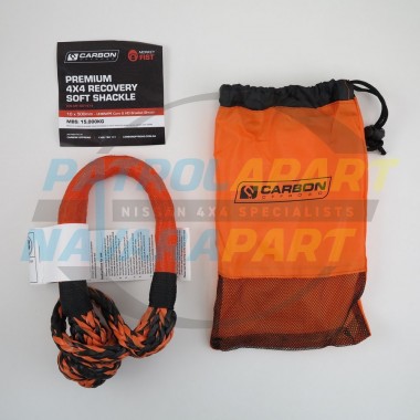 Carbon Premium Soft Shackle For 4WD 4x4 Recovery 10mm 15000kg
