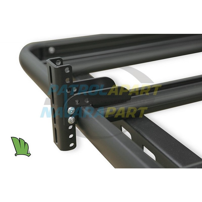 Wedgetail Roof Rack Accessory - Triple Pack of ADJUSTABLE Awning Brackets in Black