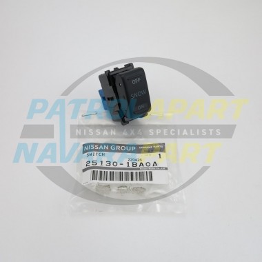 Genuine Nissan Patrol GU Series 4 TB48 Snow Driving Mode Switch