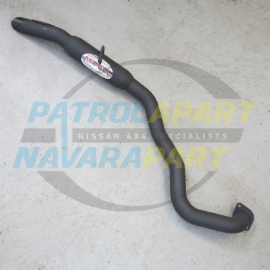 Exhaust Tailpipe with resonator Suit Nissan Patrol GU Y61 TB45 TB48