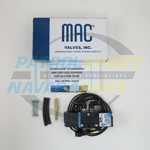 Aftermarket MAC Valve Solenoid suits Nissan Patrol GQ GU Factory Diff Lock