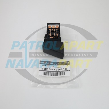 Genuine Nissan Patrol GU Y61 Dash Switch Delete Blank