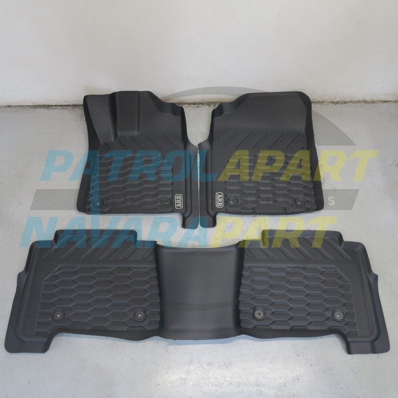 ARB molded Rubber Floor Mats  for Nissan Patrol Y62 Front & Rear