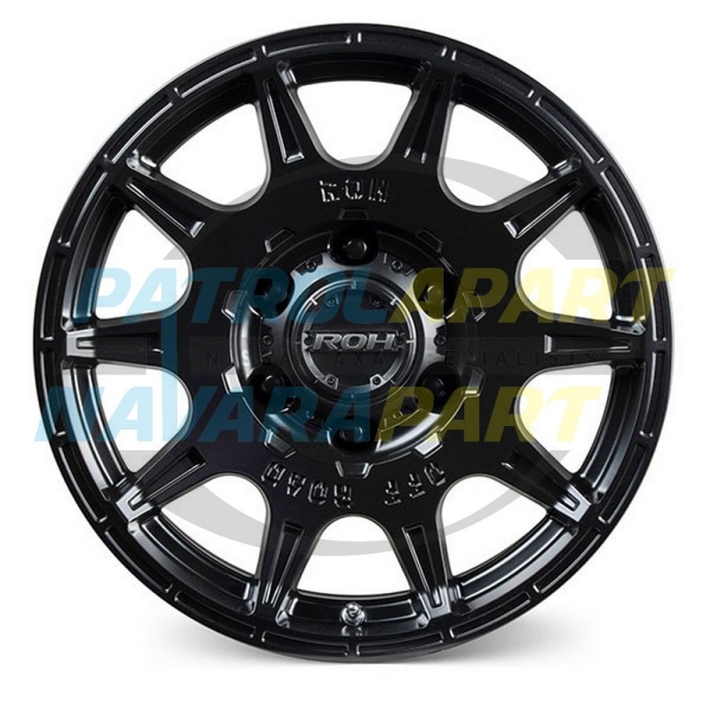 ROH Invader Wheel 18x9 Matte Black For Nissan Patrol Y62