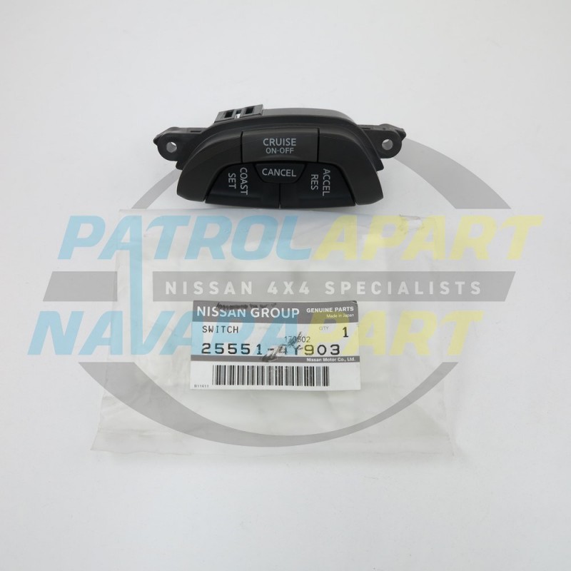Genuine Nissan Patrol GU Series 3 RH Steering Wheel Cruise Control Switch Buttons