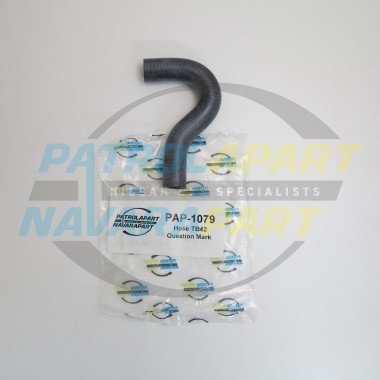 Heater hose Thermostat to Engine suits Nissan Patrol GQ TB42