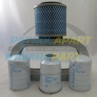 Donaldson Filter Kit with Precleaner for Nissan Patrol GQ Y60 TD42