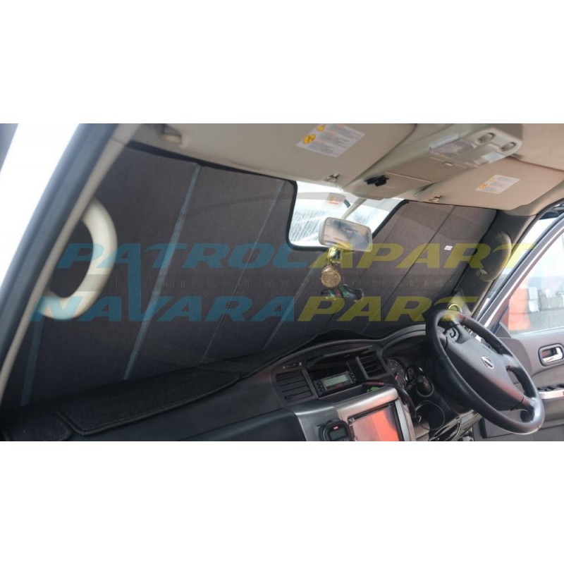 Snap Sunshade For Nissan Patrol Y61 GU Front Windscreen