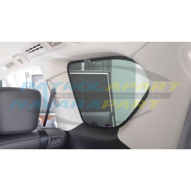 Snap Sunshade For Nissan Patrol Y62 3rd Row Cargo Window Set